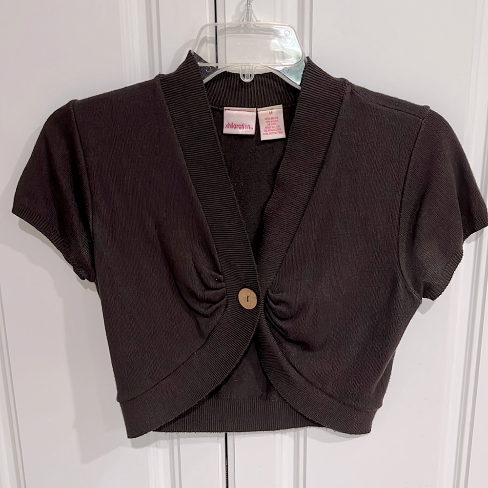 Ultra cropped sweater top